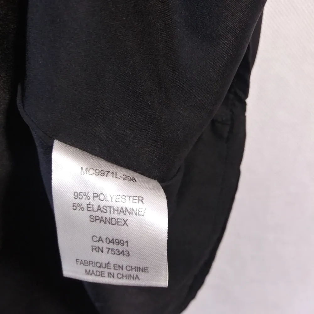 Katherine Barclay Sleeveless Black Net Shift Dress LBD Size 2 - Image 7