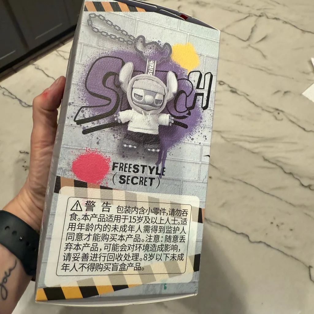 Miniso Disney Stitch Blind Box Gen Z Street Vinyl Plush Doll Pendant UNOPENED White - Image 11