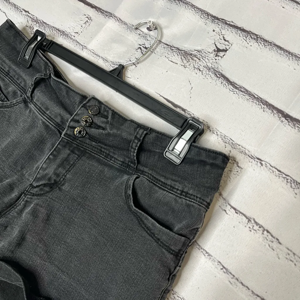 Vintage 90s Guess Jean Shorts Womens 32 High Rise Mom Core USA Button Fly Y2K - Image 7