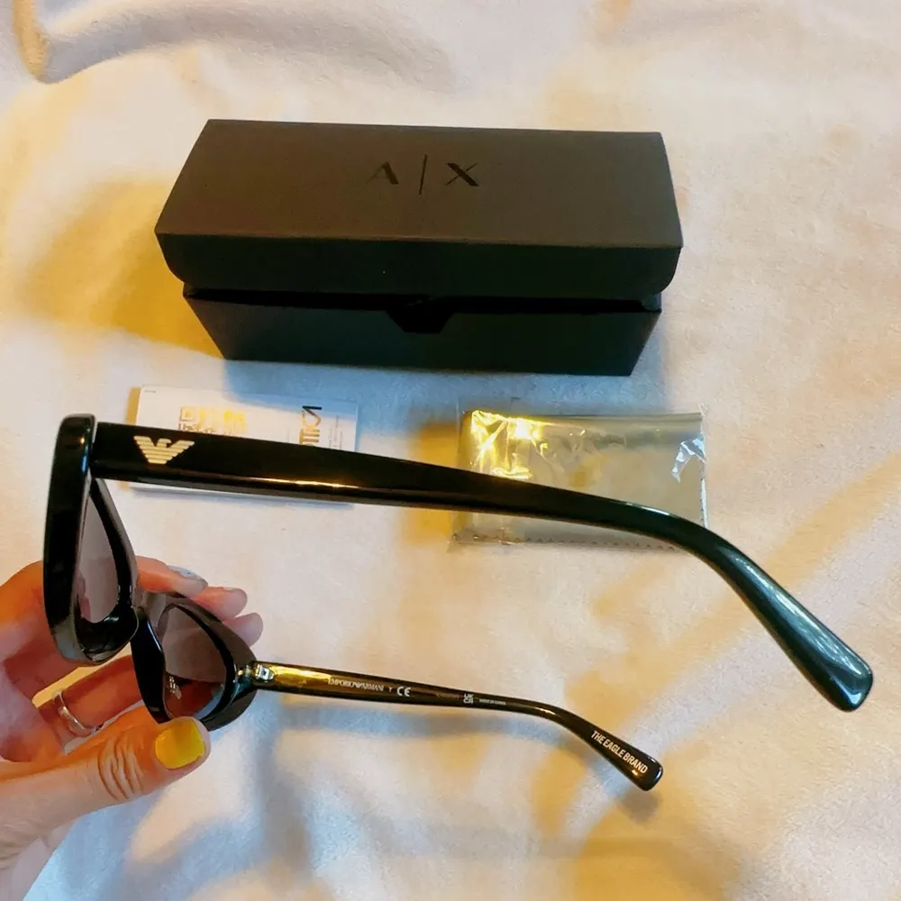 emporio armani sunglasses EA4143 Purple Havana frame gradient Lens NIB - Image 10