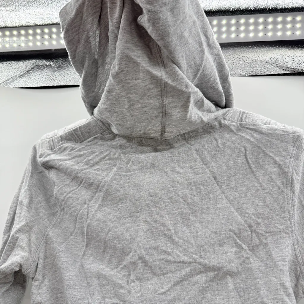 Free People Movement‎ Kadi Shrunken Hoodie Gray Women’s Size Small Cropped Zip - Image 4