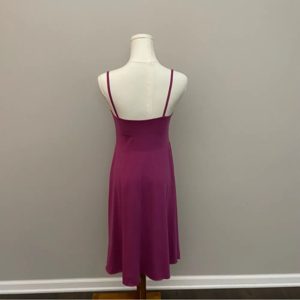 Patagonia Dress W’s Kamala Sleeveless Ruffle Shelf Bra Beach Fuchsia Purple Pink - Image 4