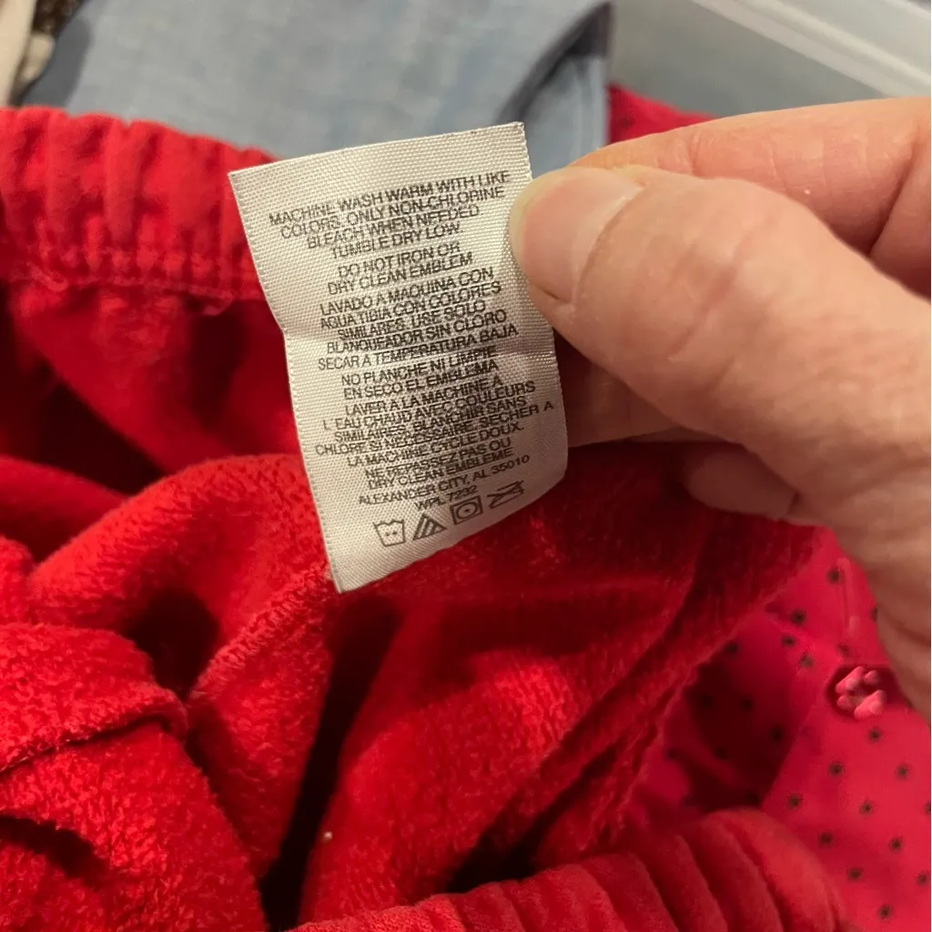 Soft distressed Jerzees swim dive sweatpants elastic waist tapered y2k - Image 7