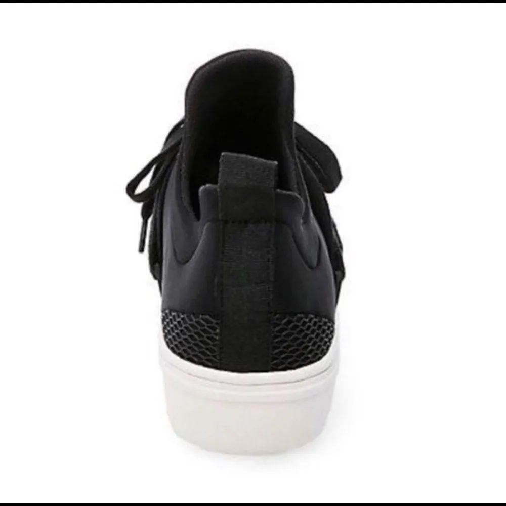 black lace up sock sneakers - Image 5