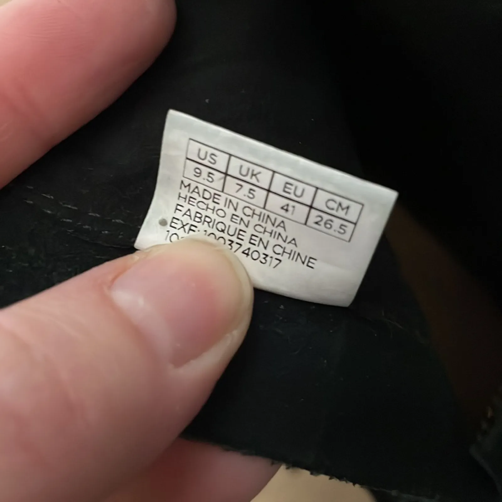 Toms Laser Cut Black Leather Peep Toe Stacked Heel Ankle Boots Womens 9.5 Fall - Image 12