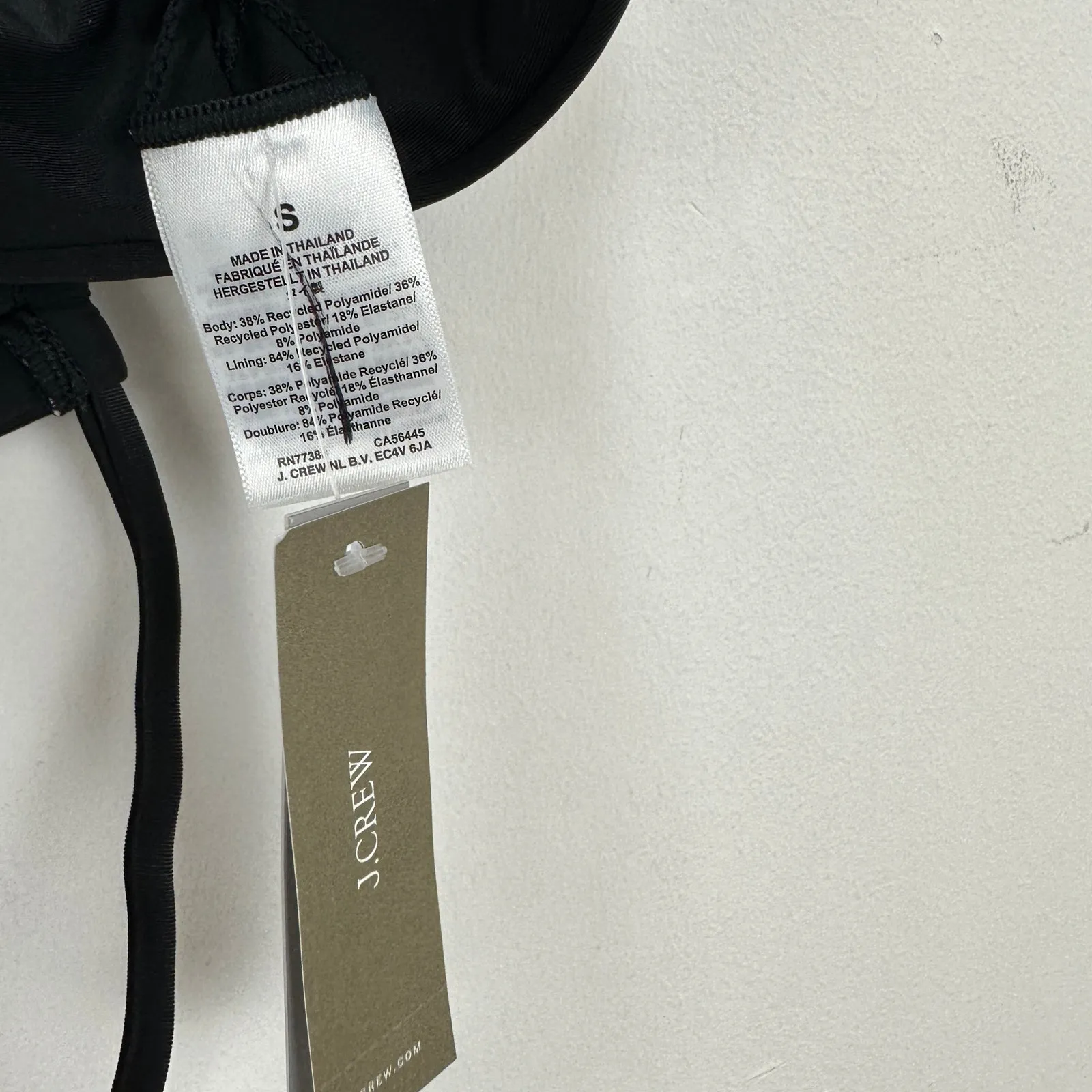 J.Crew Bikini Swimsuit Classic Sculpt Mira Hallie High Waist Set Black Small NWT - Image 10