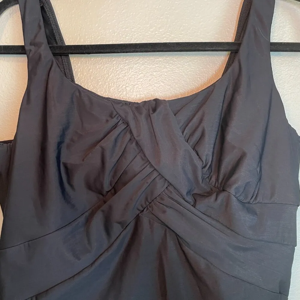 Miraclesuit One Piece Black Underwire No Size Tag See Measurements Slimming - Image 2