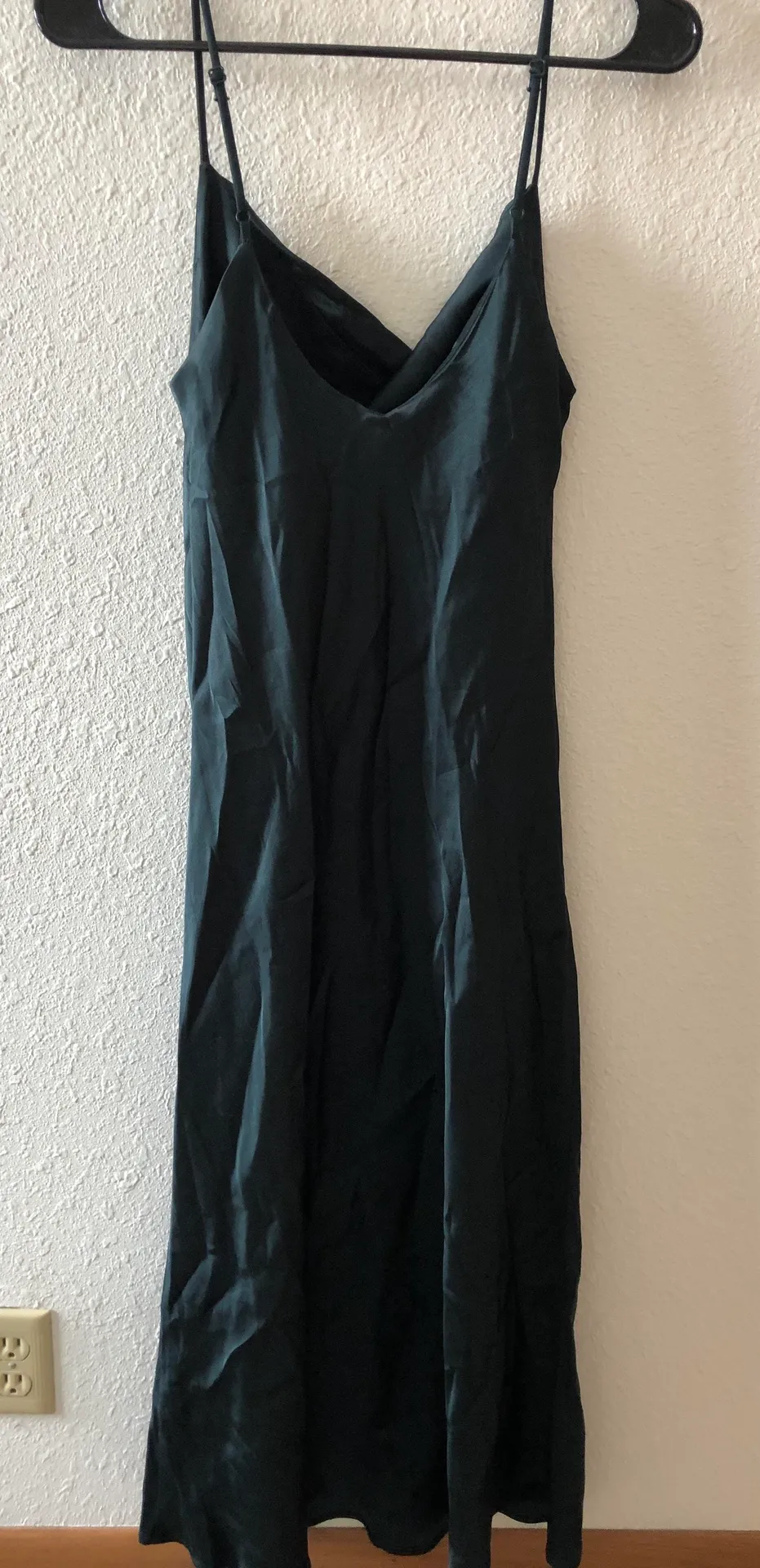 midi silk dress - Image 2