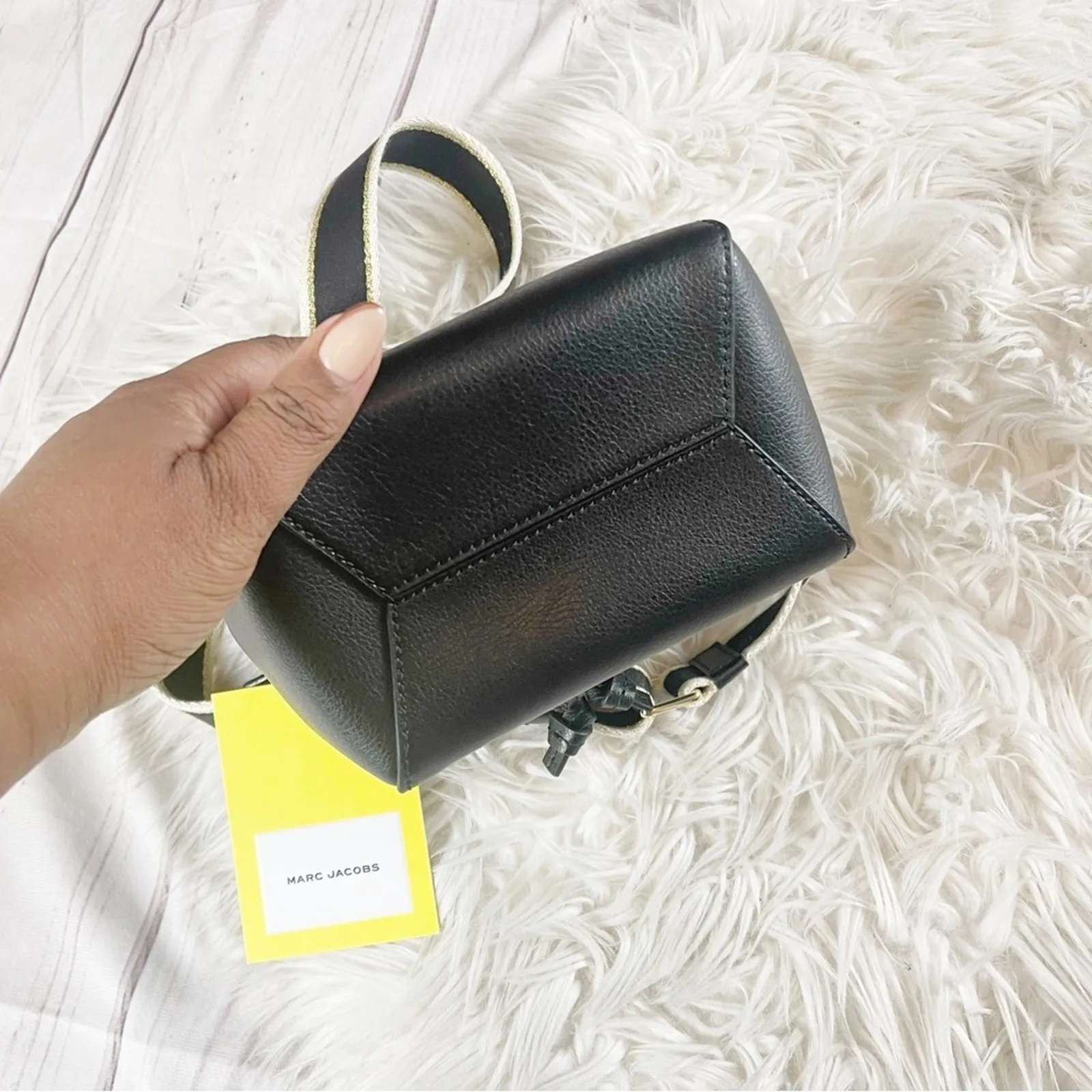 Marc Jacobs The Bucket‎ Leather Bag in Black - Image 9