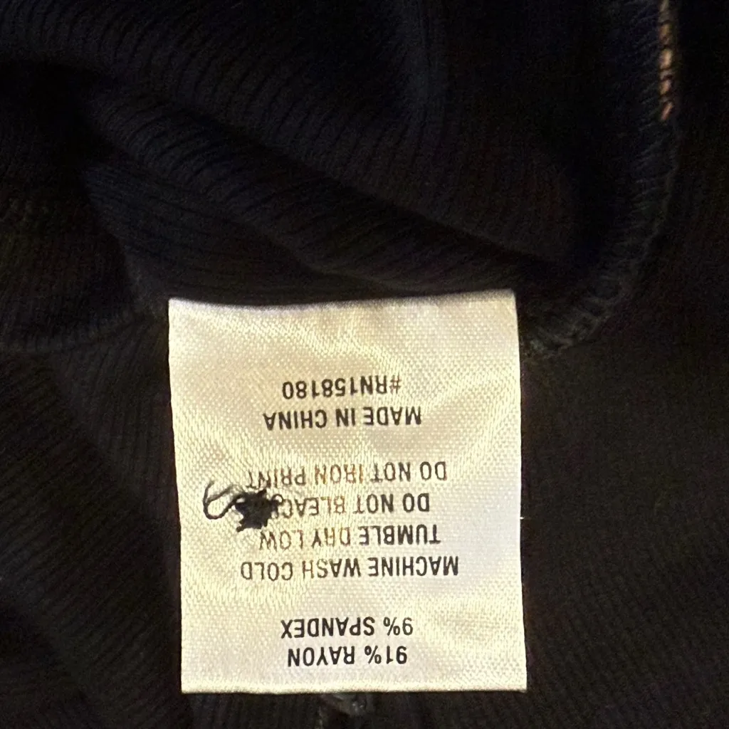 NWT Honor The Gift Black Ribbed Long - Image 7