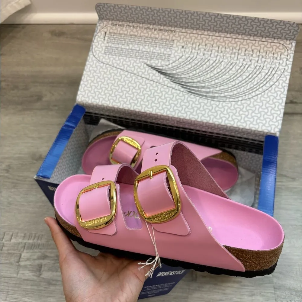 Birkenstock Arizona Big Buckle High Shine Sandals - Image 2