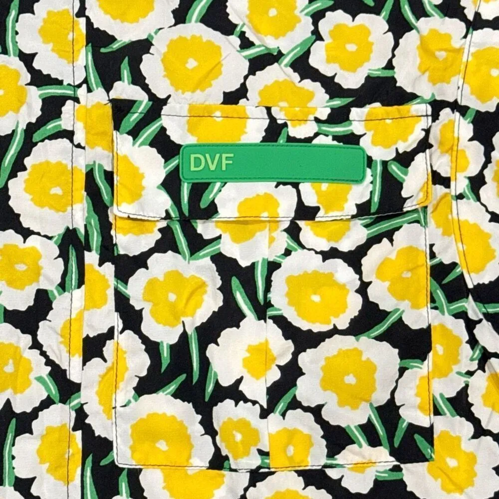 Diane von Furstenberg x target collab Women's Nylon Packable Yellow Poppy Short - Image 7