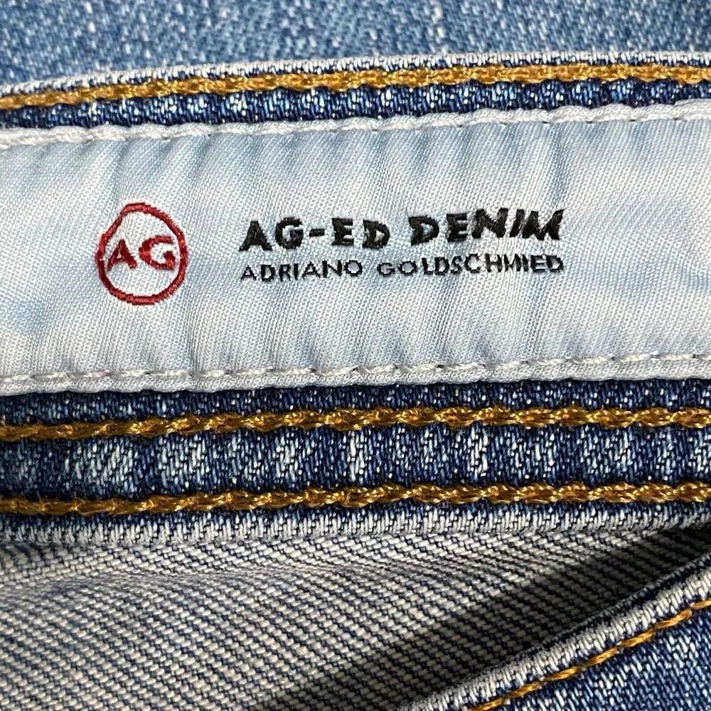 AG Adriano Goldschmied Womens The Stockton Denim Skinny Jeans distressed sz‎ 28 - Image 7