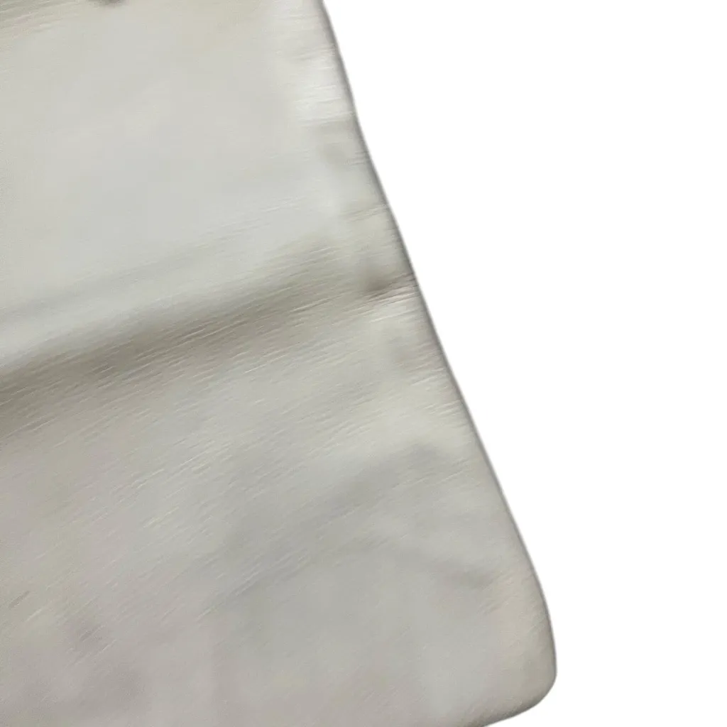 Clare V NWT Foldover Clutch White Leather Purse With Zip Pocket Women’s Bag - Image 5