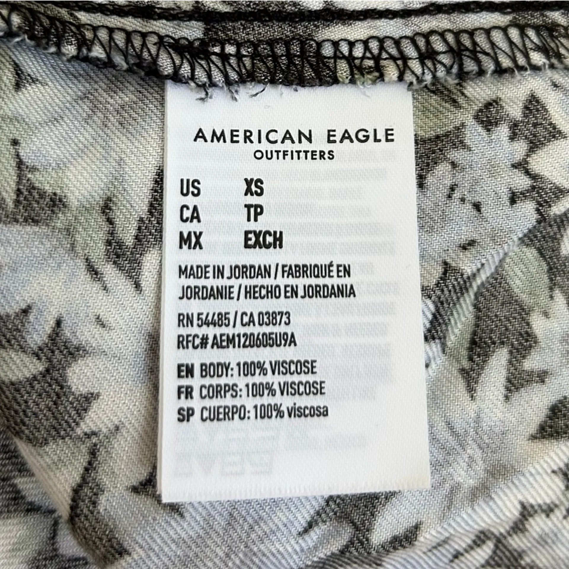 NWT American Eagle Ditsy Floral Lightweight Cut Out Back Mini Skater Dress XS - Image 7