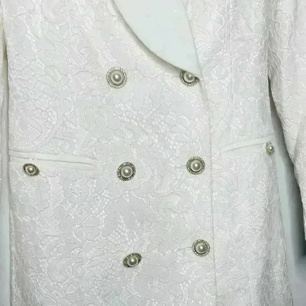 NWT Rebecca Vallance Bridal Harriet blazer minidress Size 2 US White - Image 11