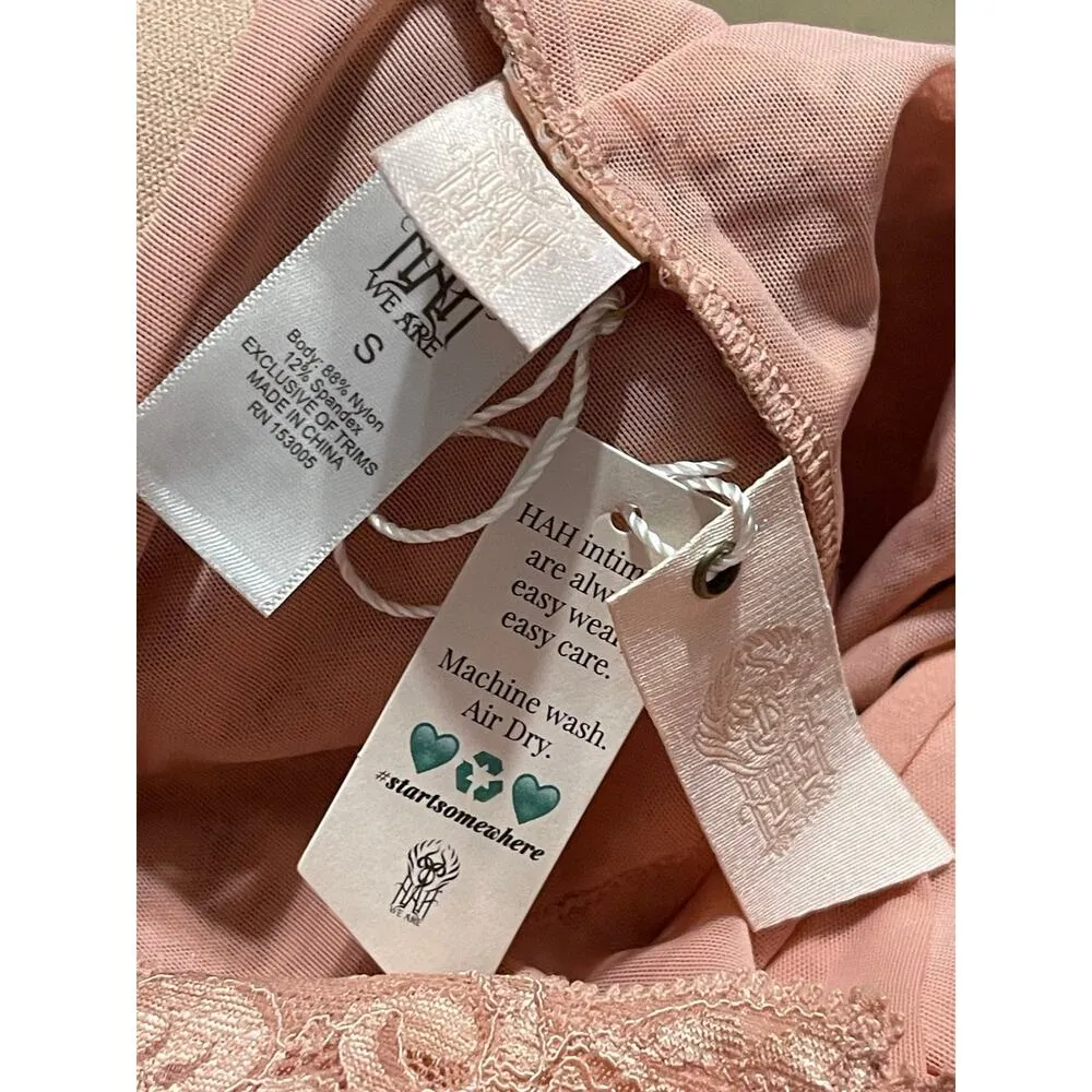 We are HAH Smarty Pants Bodysuit Copper Rose Size Small NWT - Image 5