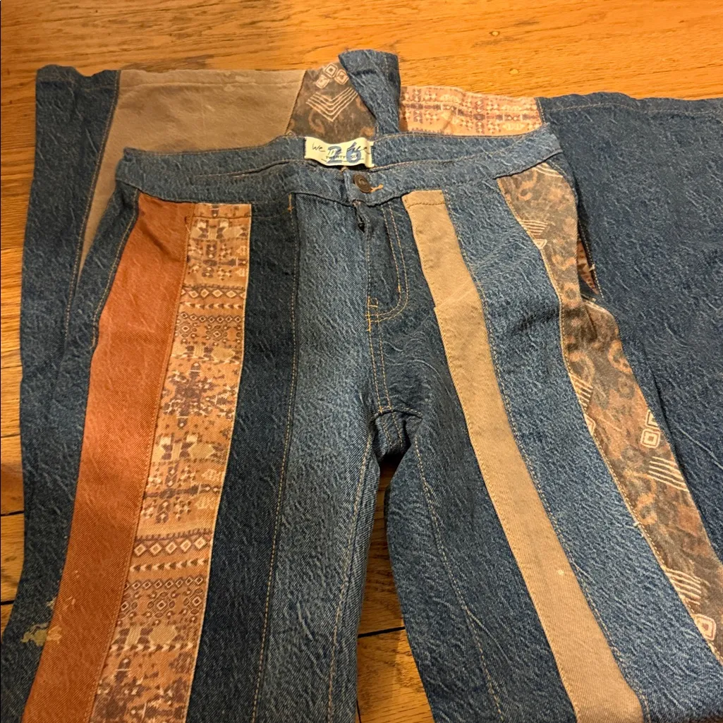 FREE PEOPLE SERENA FLARE LOW RISE JEANS - Image 2