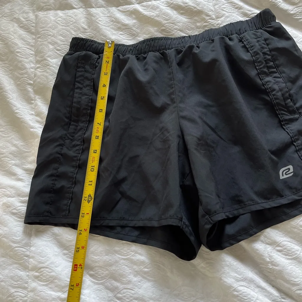 Black Women's Road Runner Athletic Shorts size large - Image 2