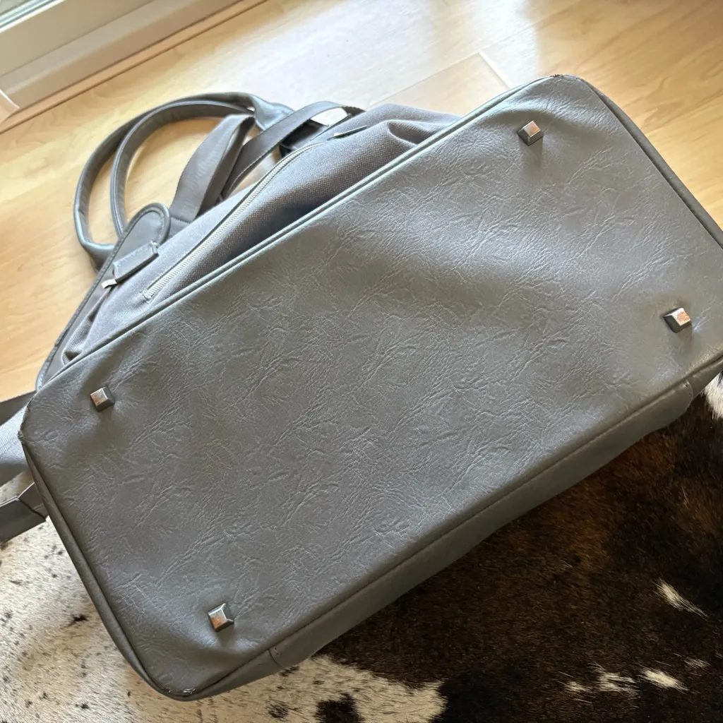 BEIS The Weekender Bag In Grey Travel Carry‎ on - Image 8