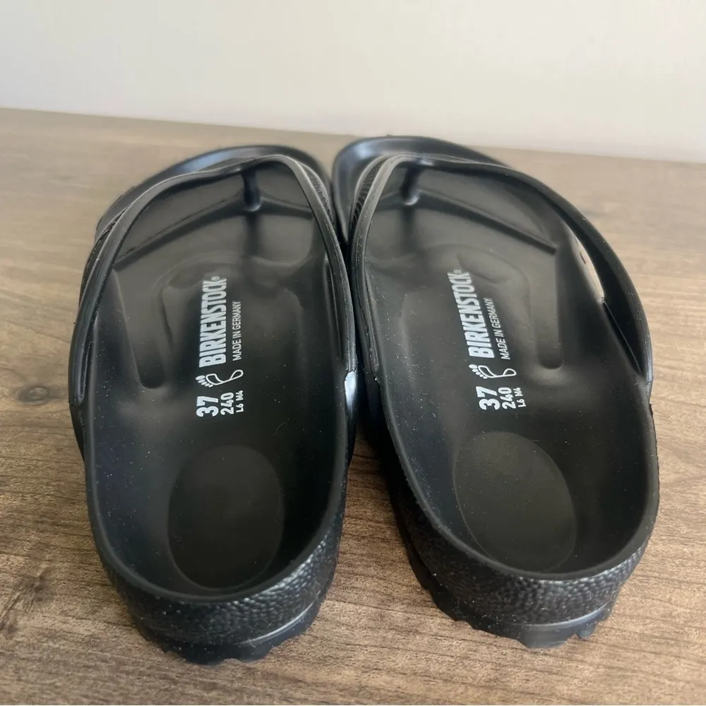 Birkenstock Honolulu EVA Black Women's Sandal Size 37 aka 6 #B1230 - Image 5