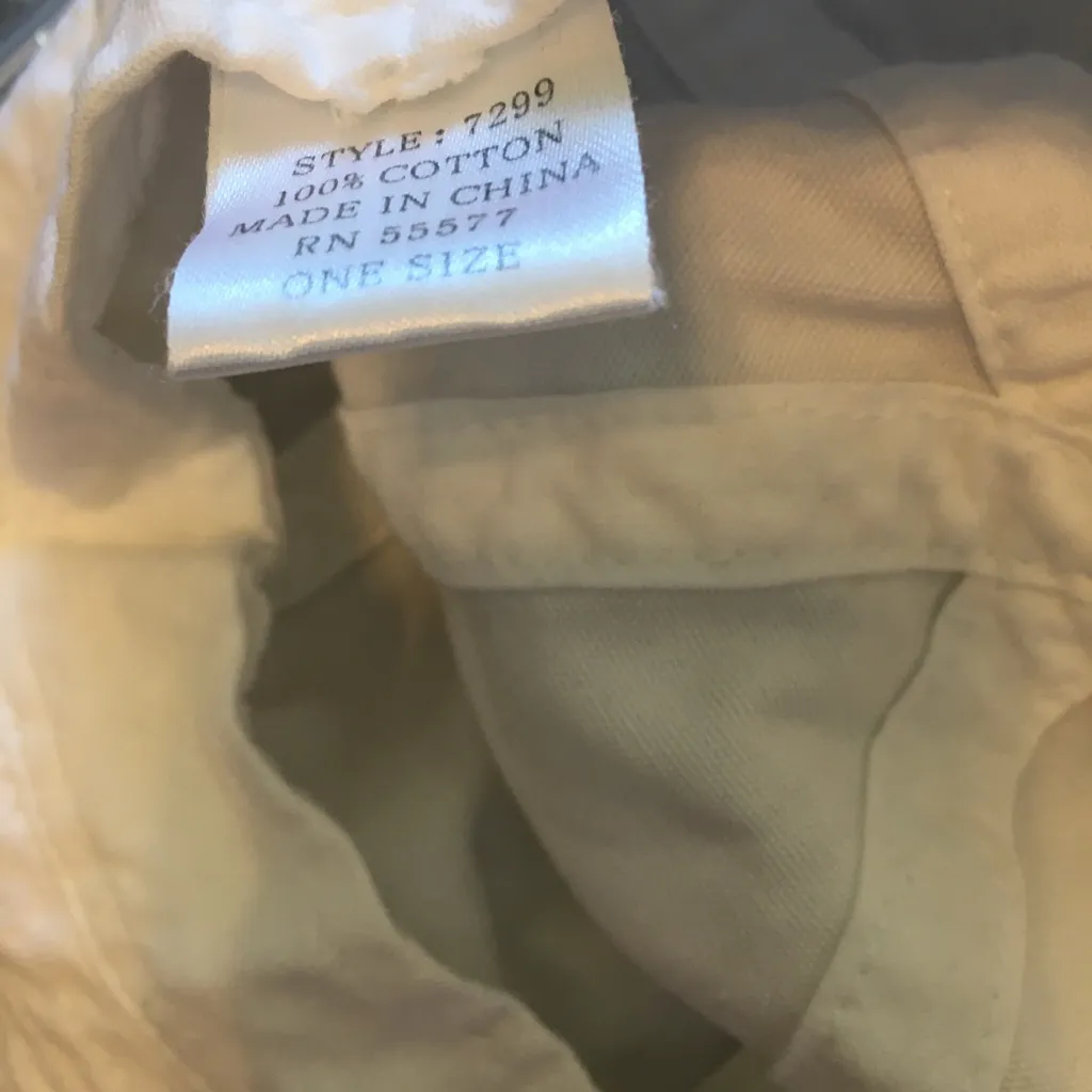 FINAL MARKDOWN Ladies sailor style hat White - Image 3