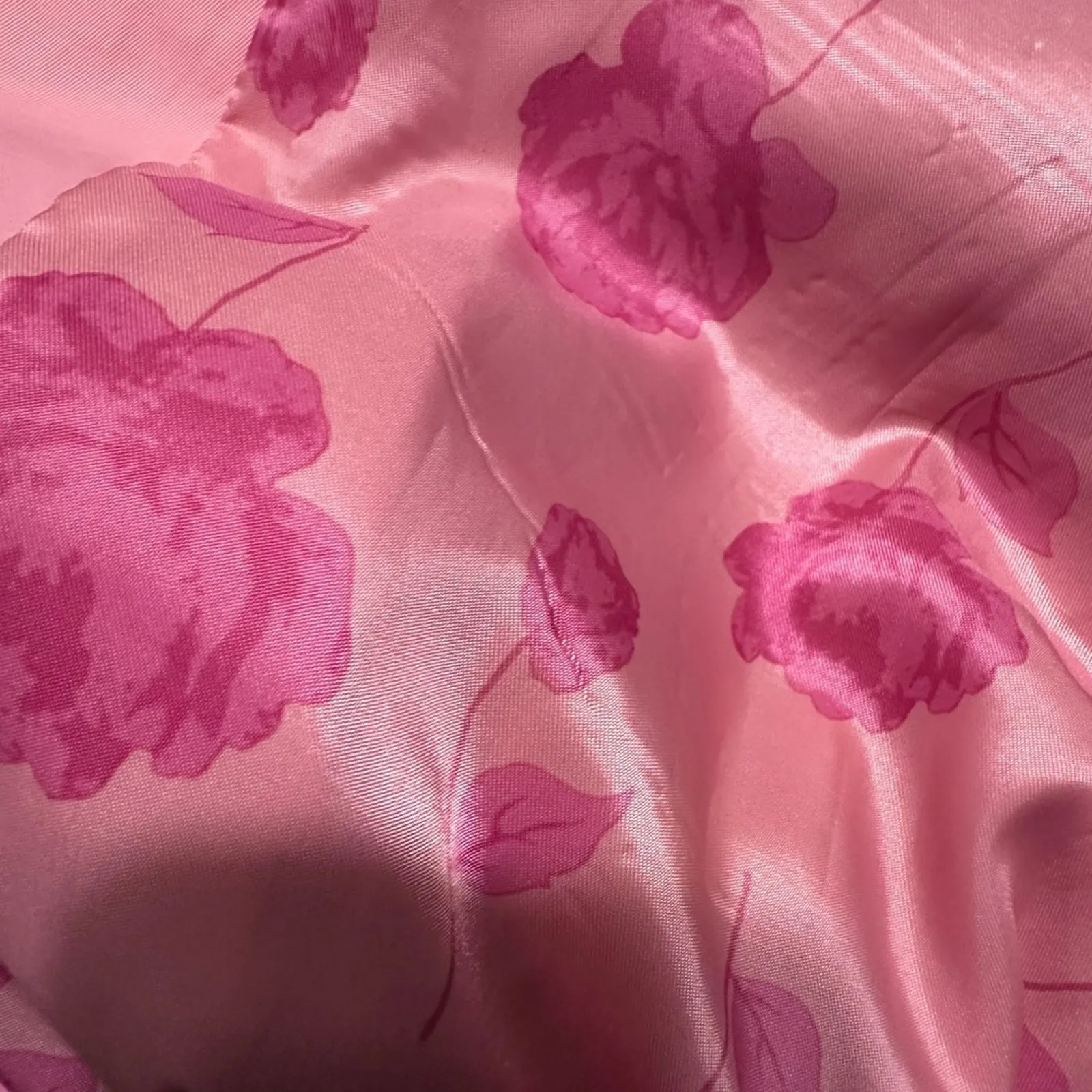 Bromley Sport Pink Nylon Blend Long Raincoat Jacket - Image 9