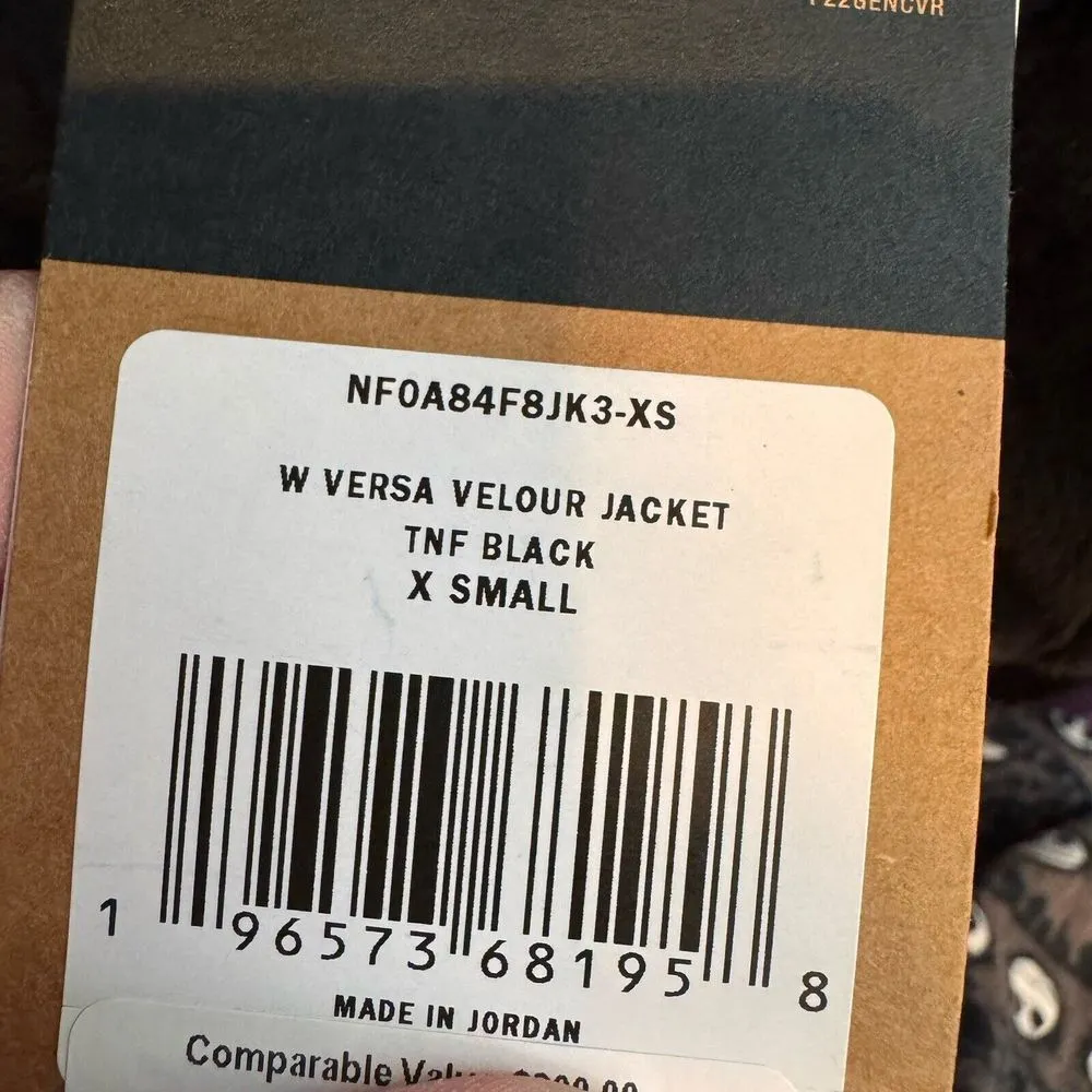THE‎ NORTH FACE Versa Velour Jacket Women's Size XSmall Black MSRP $200 - Image 4