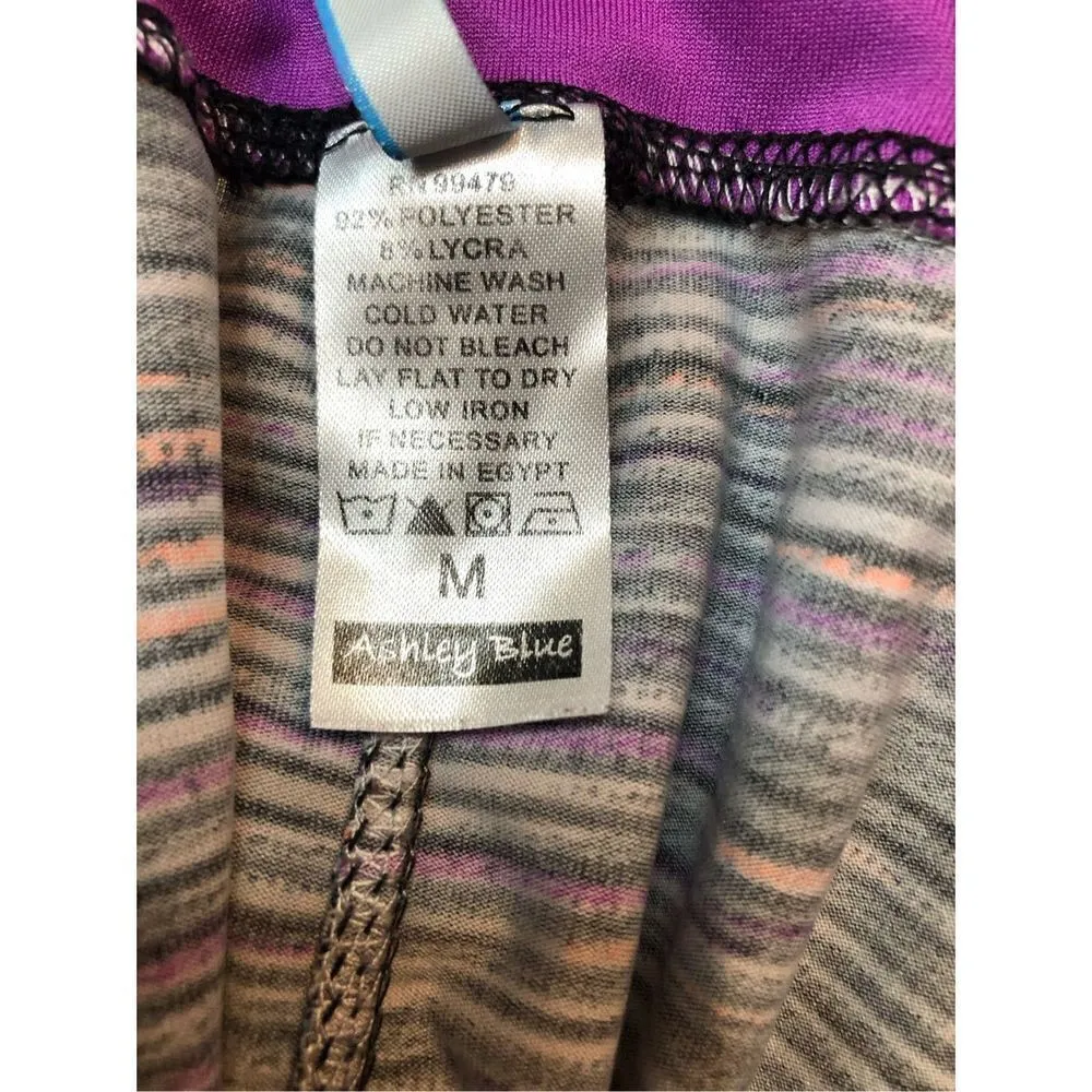 Ashley Blue space dye yoga capris Purple Size M - Image 6