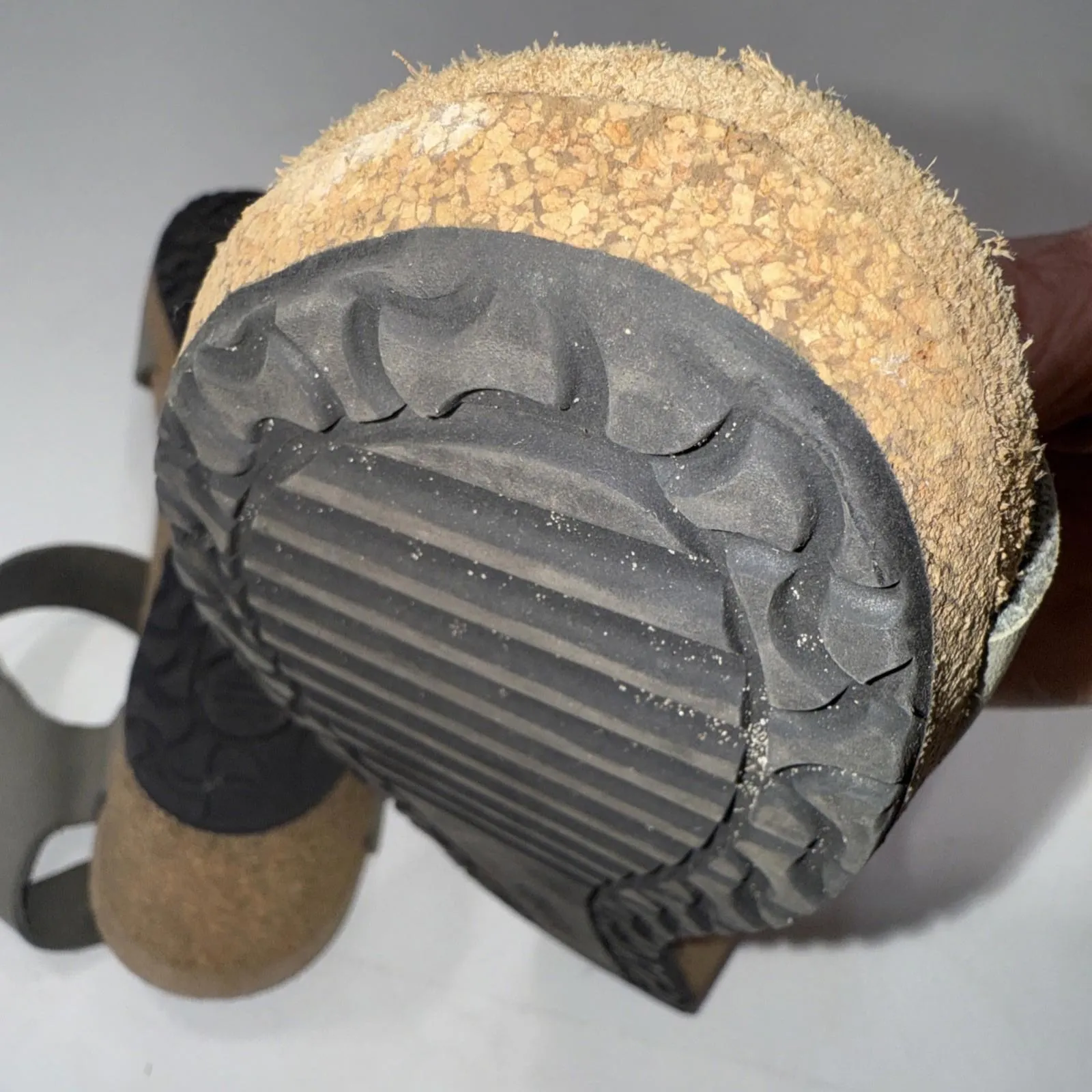 Birkenstock Papillo Gorpcore Wedge Sandal Sandcastle Nubuck Leather 40 - Image 14