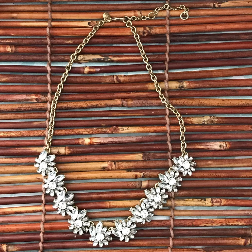 J.Crew  Glitzy Rhinestone Necklace - Image 6