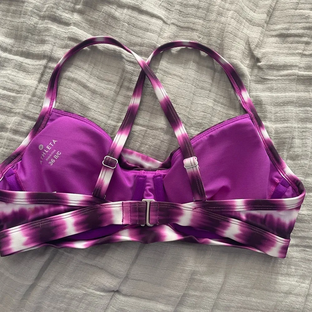 Athleta Del Mar Tie Dye Twister Bikini Top 36 B/C - Image 2
