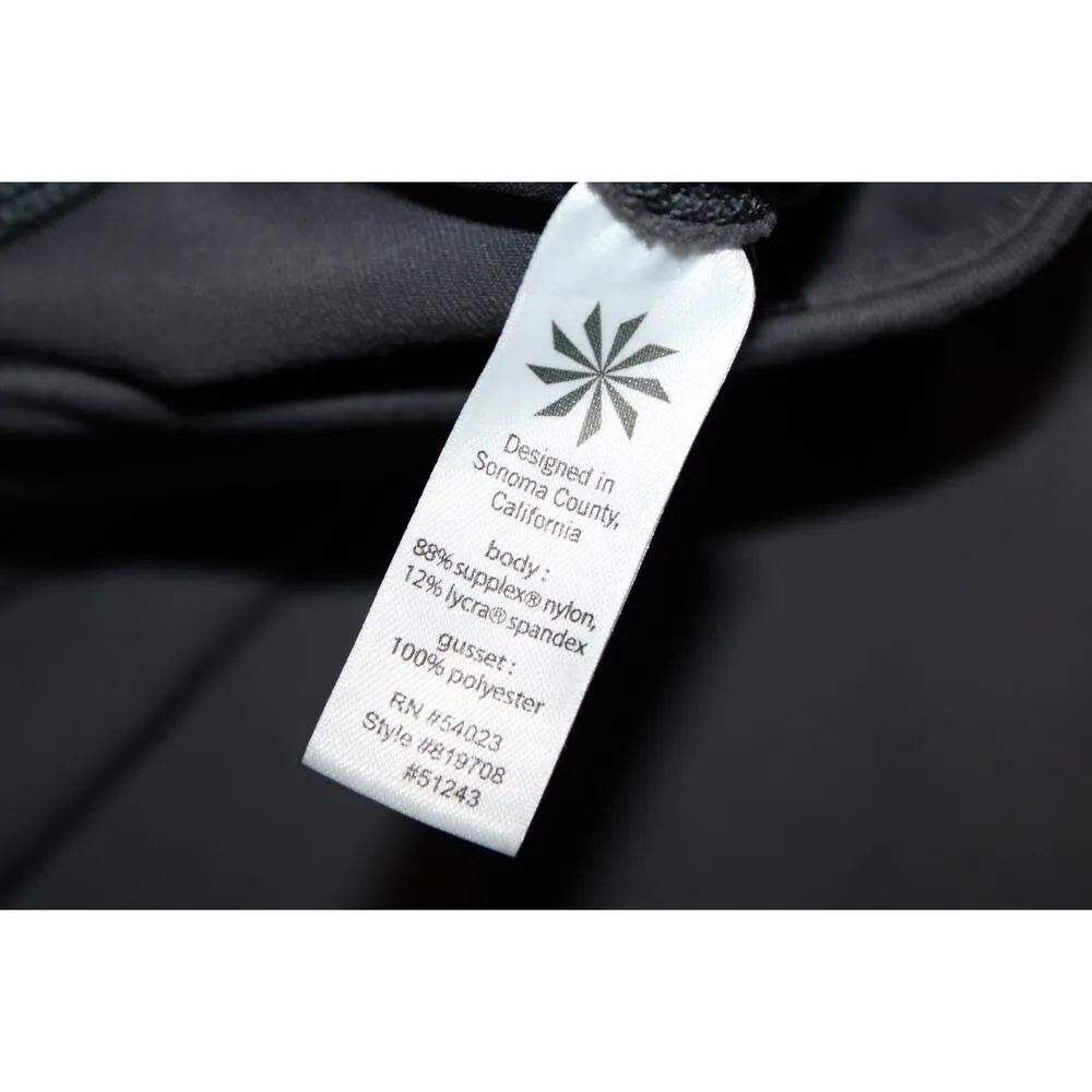 Womens Athleta Kick Booty Flare Leg Yoga Pants Leggings Gray Nylon Size Small S - Image 5