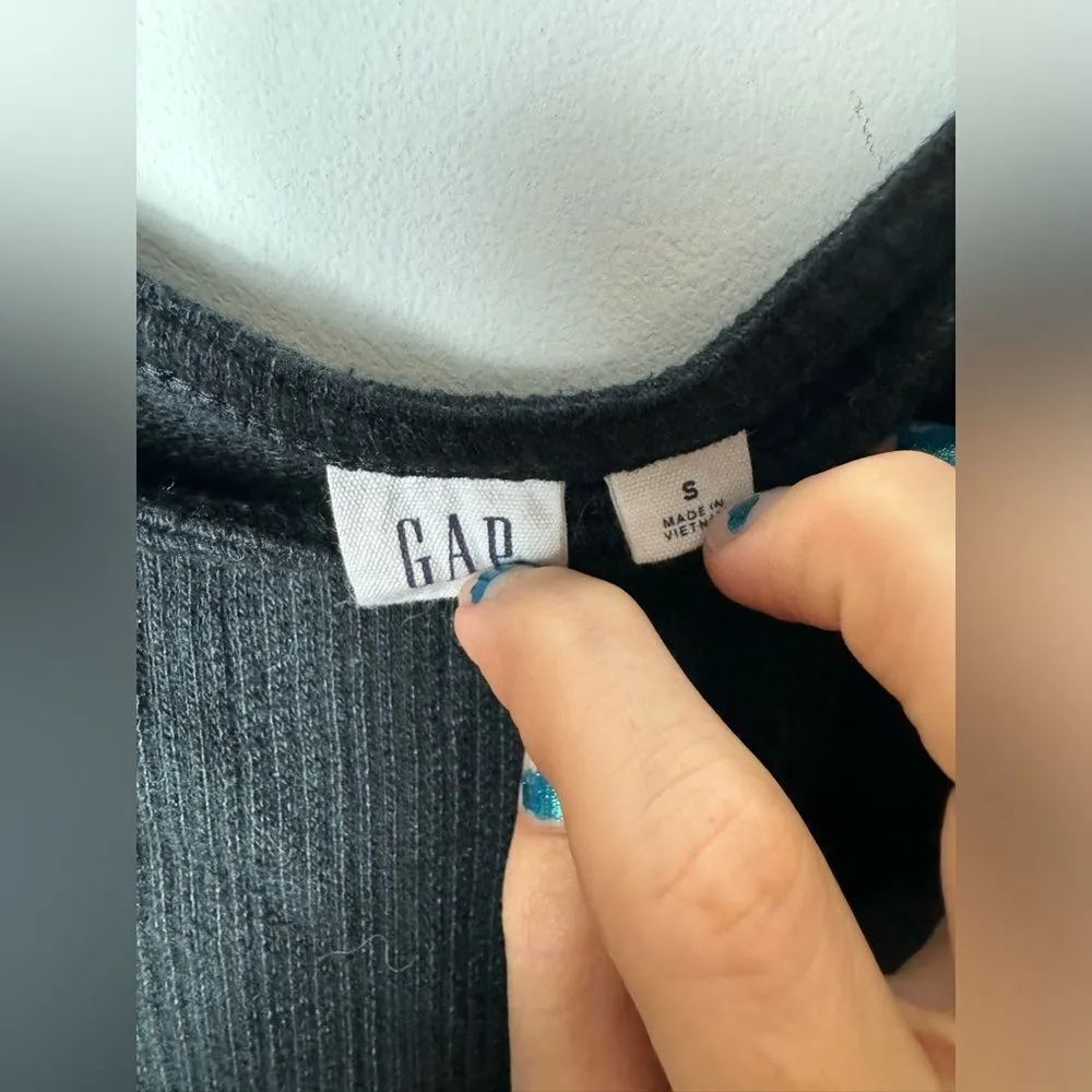 Gap SZ S ribbed wide-leg jumpsuit - Image 4