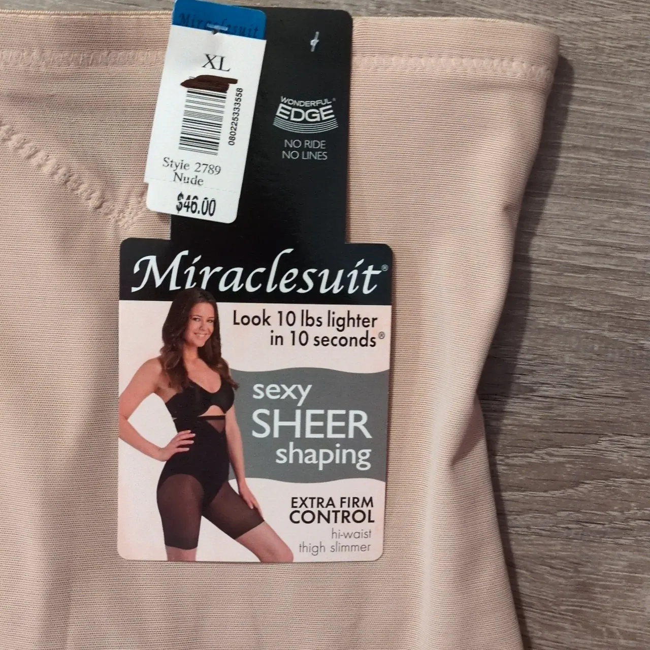 Miraclesuit Nude Shapewear Shorts Size XL - Image 2