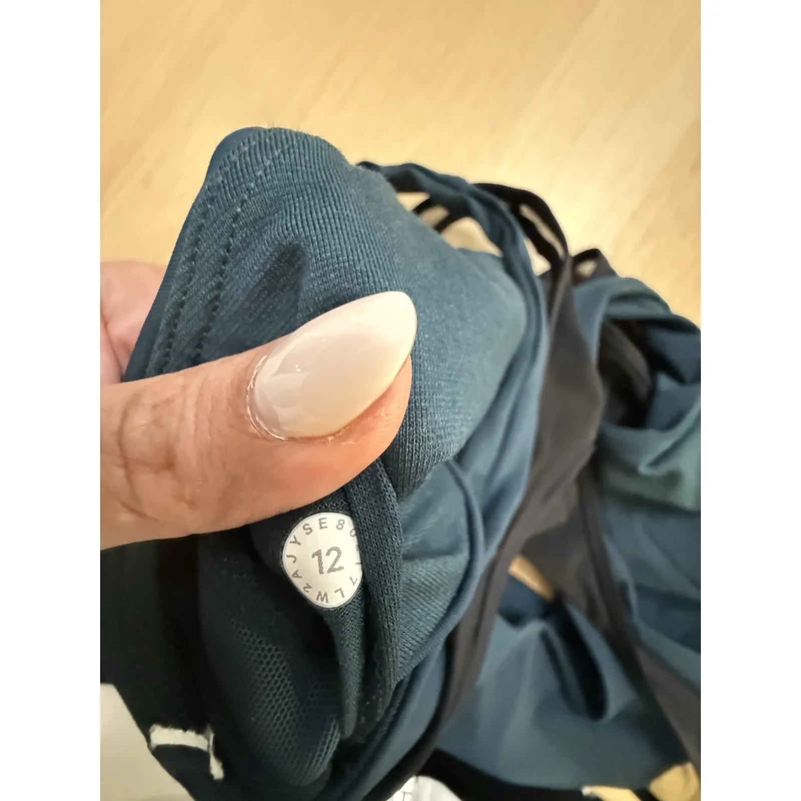 Lululemon Double Tap II Bra Layered Tank Activewear Submarine Size 12 Xx1350 - Image 7