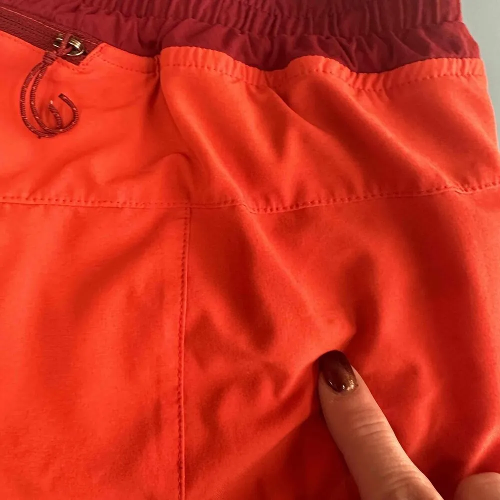 Patagonia Pink Athletic Drawstring Nine Trails Shorts Size Small - Image 8