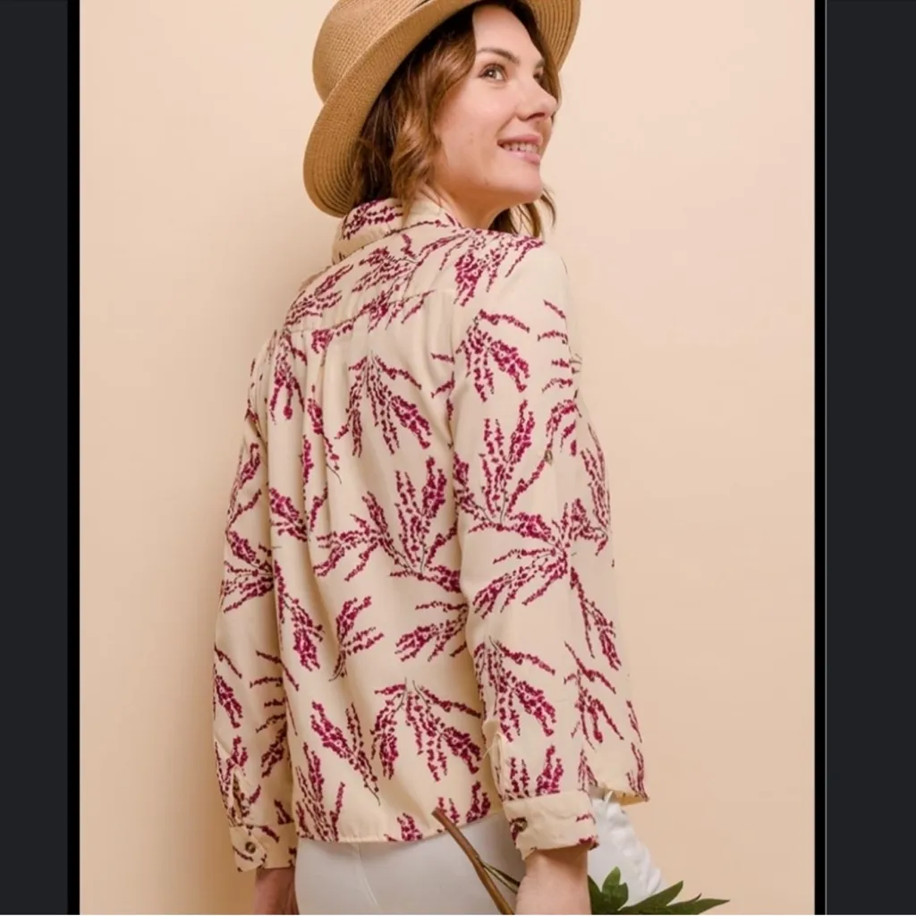 Equipment Femme Alexis Floral Blouse Size S - Image 2