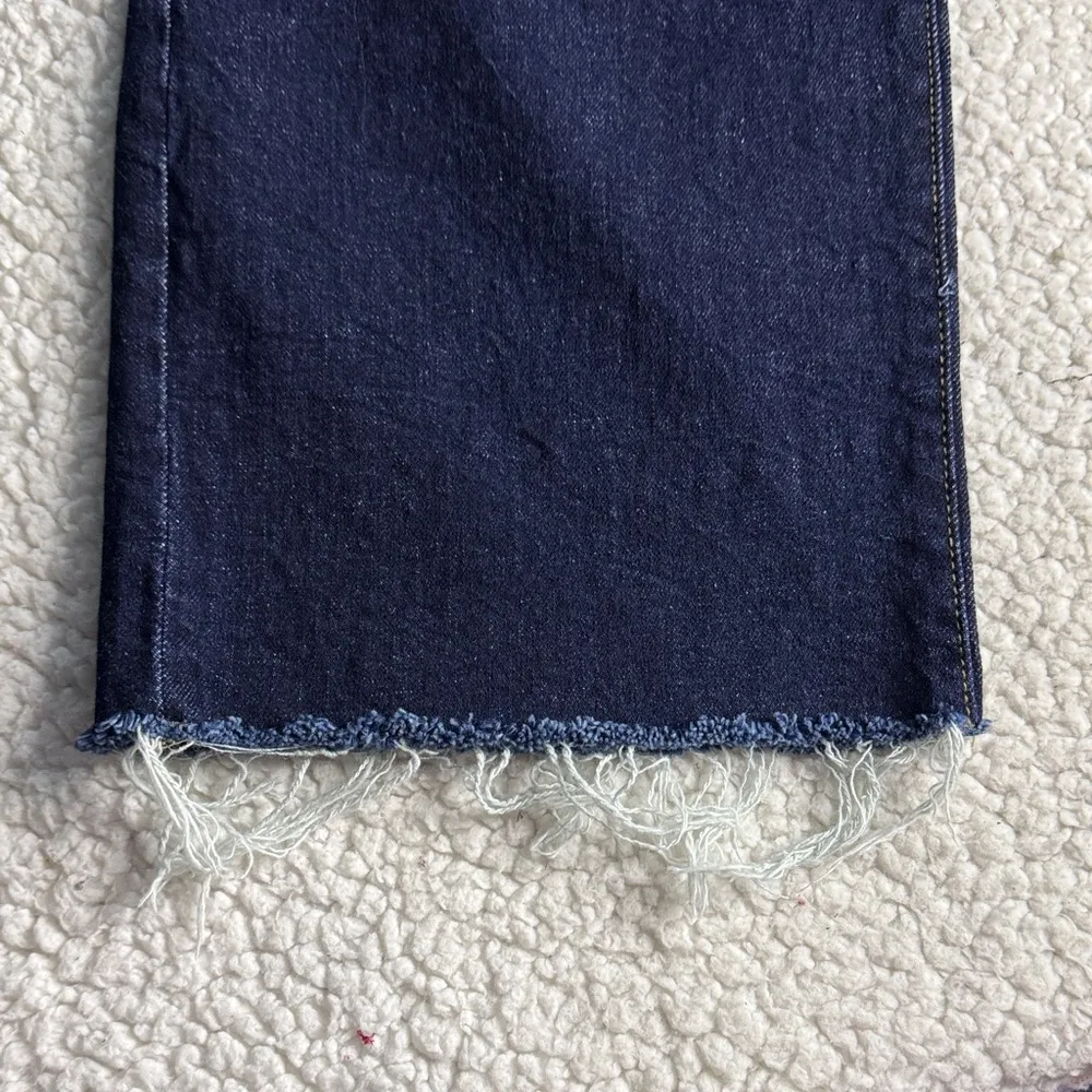 Oliver Longan Classic Dark Blue Wide Leg Women's Jeans - Image 4