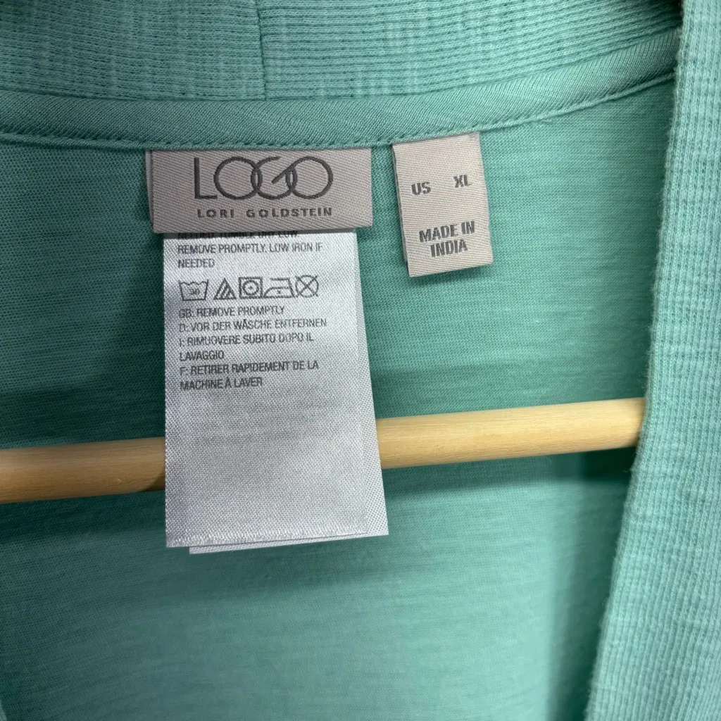 LOGO by Lori Goldstein Mint‎ Green Vest - Image 3