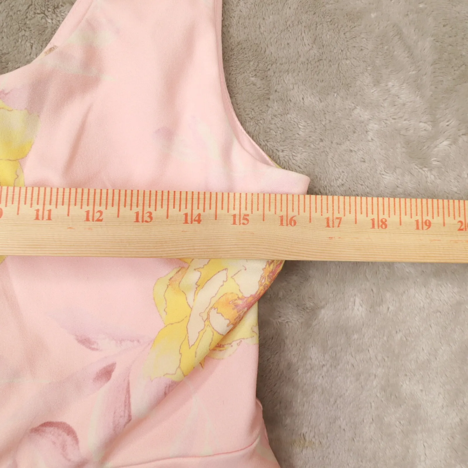 Altar'd State Women's‎ Pink Floral V Neck Fit and Flare Sundress size Large NWT - Image 4