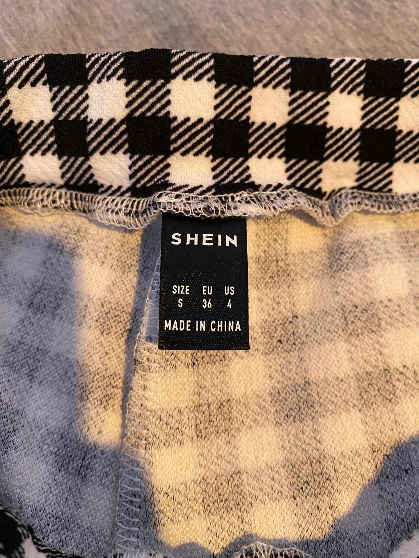SheIn Checkered Flare Pants - Image 3