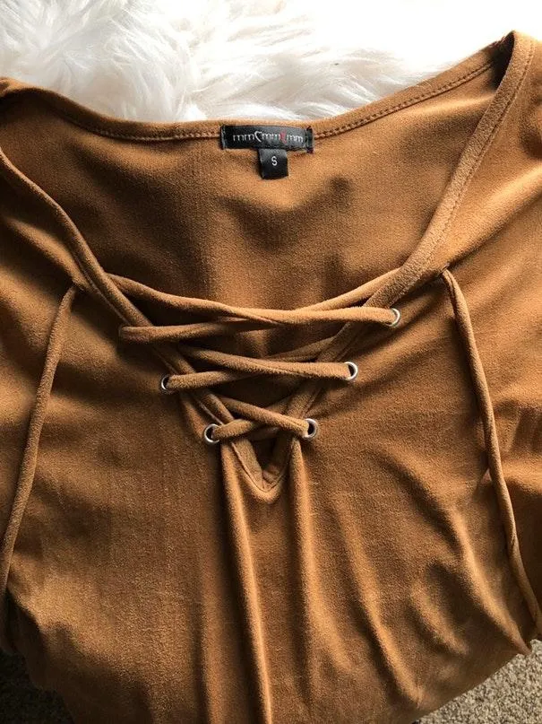 Brown Casual Dress - Image 3