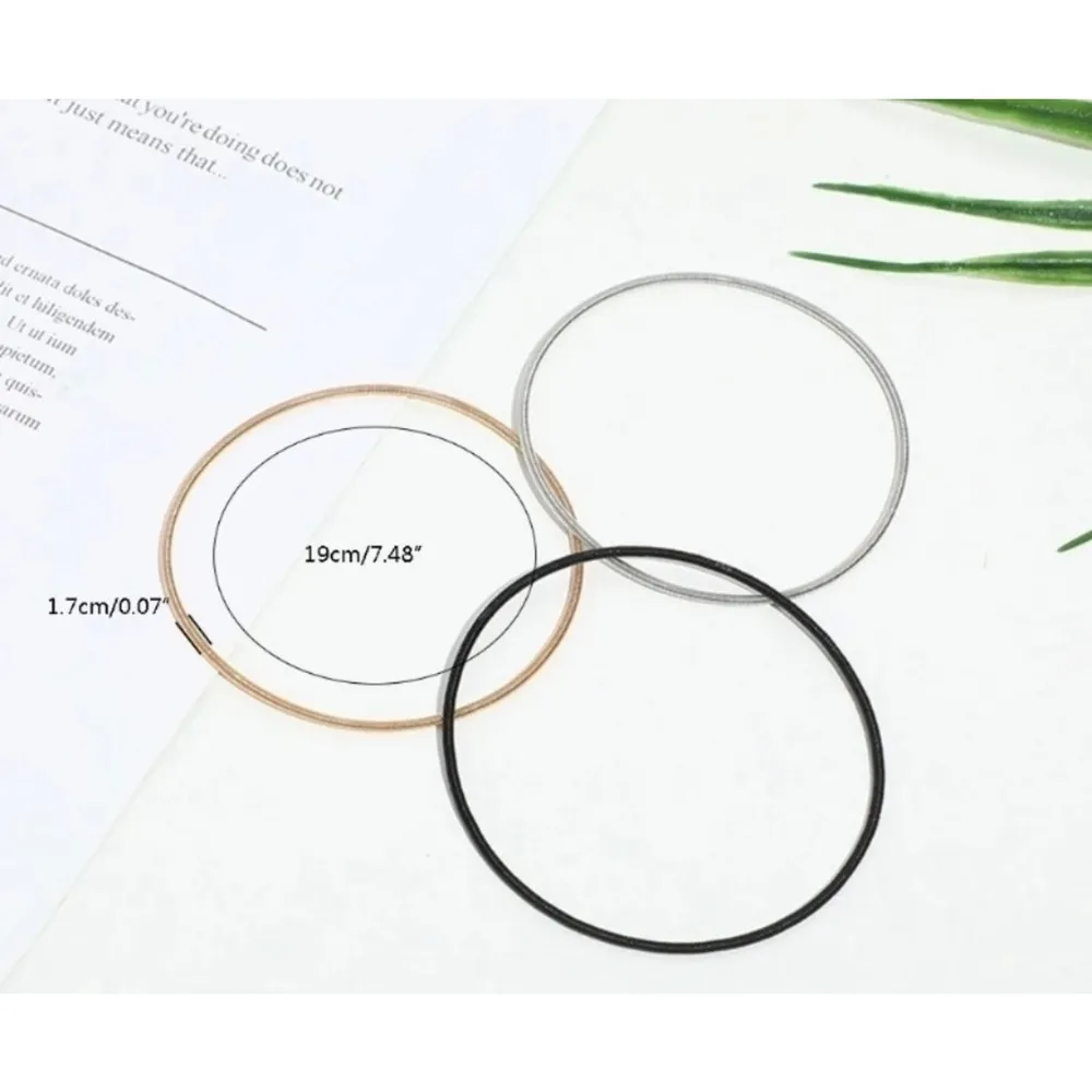 Boutique NEW Guitar String Bangles‎ Set Stacking Bracelets Gold Plated Stretchy Metal - Image 10