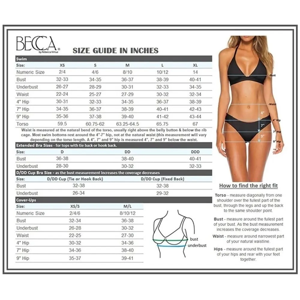 Becca Tie Dye Bikini Size Large MSRP $88 NEW Asymmetrical Tie Dye Swim Top - Image 4