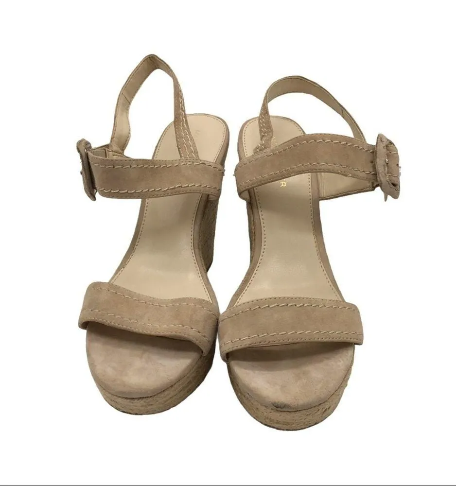 Marc Fisher Hipiee2 Suede Wedge Sandals - 9.5 - Image 2