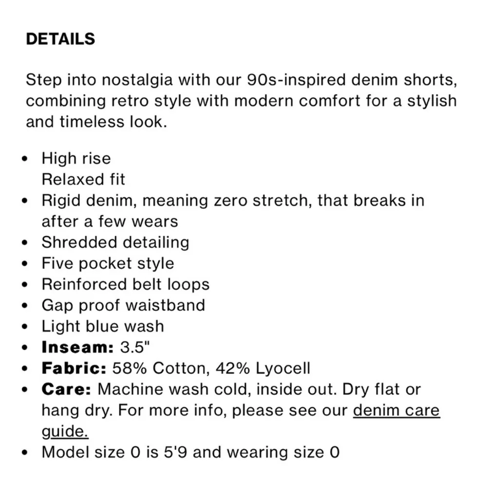 Good American 90’s Shredded Denim Shorts Light Wash - Image 4