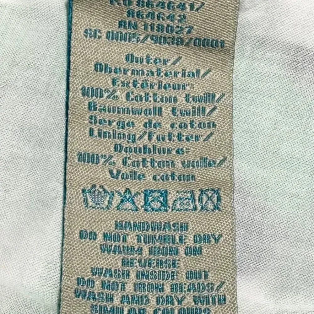 Boden Mosaic Flower embroidered Beaded A line midi skirt white size 6 - Image 10