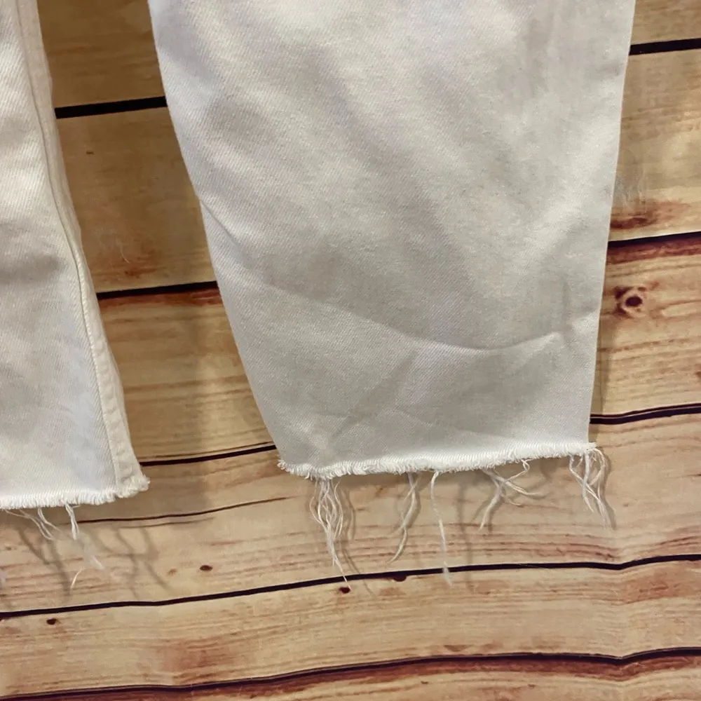 BDG High Waist PAX Ivory Straight Leg Jeans, Size W26/L32 - Image 4