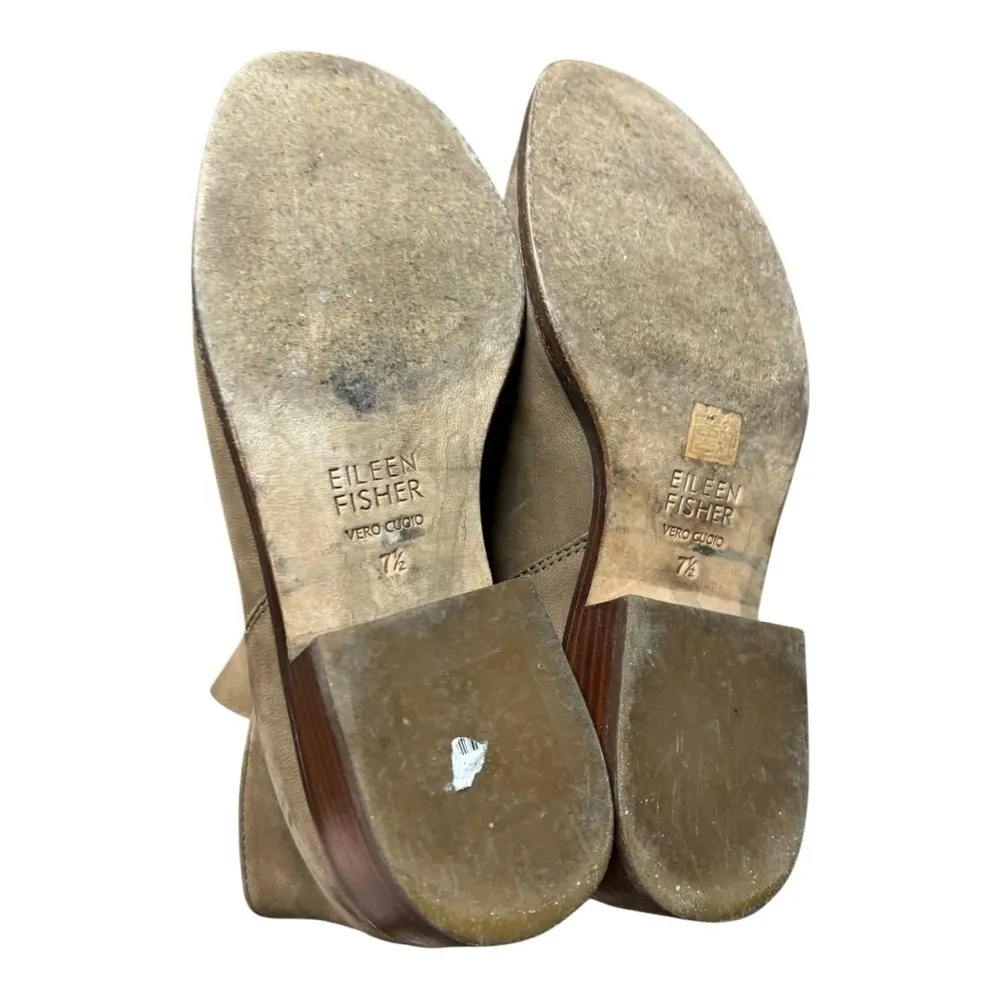 Eileen Fisher‎ Boots Women’s size 7.5 Vero Cuoio suede brown ankle - Image 3